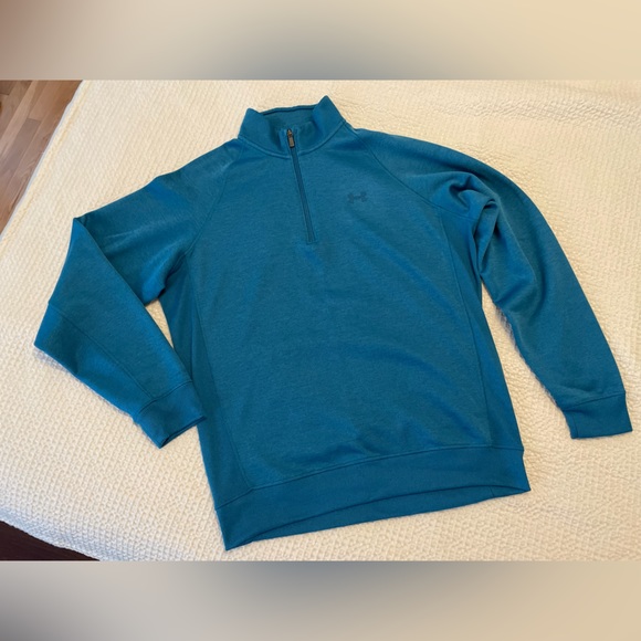 Under Armour Men's Storm SweaterFleece ¼ Zip Long Sleeve ColdGear Golf Pullover - Picture 3 of 7